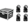 EUROLITE Set 4x LED TMH-7 + Case