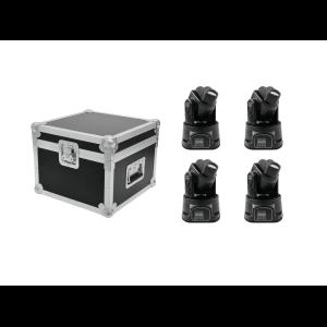 EUROLITE Set 4x LED TMH-8 + Case