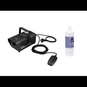 EUROLITE Set N-10 black + A2D Action smoke fluid 1l