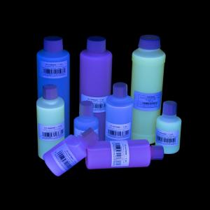 EUROLITE UV-active Stamp Ink, transparent blue, 50ml