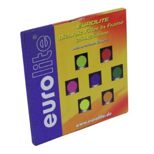 EUROLITE Yellow Dichroic Filter black Frame PAR-64