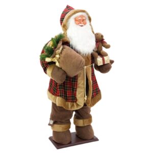 EUROPALMS Bushy beard Santa, inflatable with integrated pump, 16