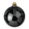 EUROPALMS Deco Ball 10cm, black 4x