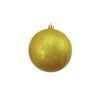 EUROPALMS Deco Ball 10cm, gold, glitter 4x