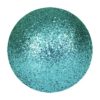 EUROPALMS Deco Ball 3,5cm, turquoise, glitter 48x