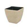 EUROPALMS Deco cachepot STONA-33, rectangular,beige