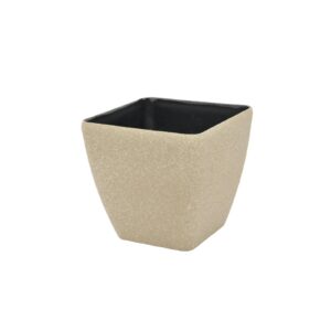 EUROPALMS Deco cachepot STONA-33, rectangular,beige