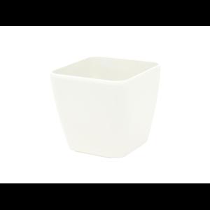 EUROPALMS Deco pot LUNA-20, rectangular, white