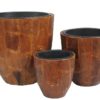 EUROPALMS Deco pot set "AFRICA" 44/32/24cm