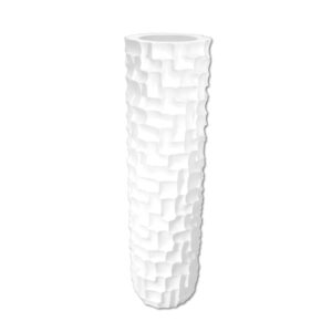 EUROPALMS Design pot SPATTLE-140, white