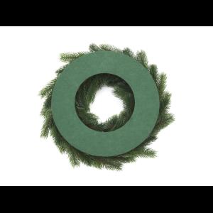 EUROPALMS Fir wreath, PE, 45cm