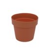 EUROPALMS Flowerpot plastic, red, 20cm