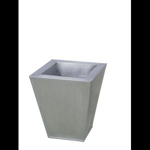 EUROPALMS Flowerpot, zinc, 25cm square