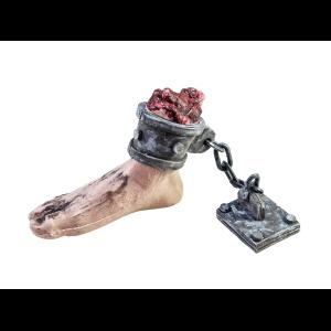 EUROPALMS Halloween Foot with chain, 25x10x17cm