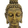 EUROPALMS Head of Buddha, antique-gold, 75cm