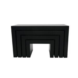 EUROPALMS LEICHTSIN DECO TABLES, black