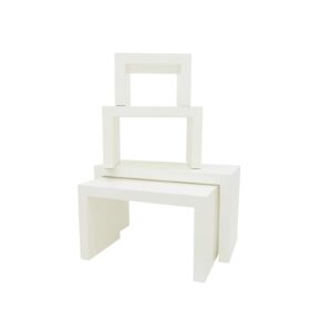 EUROPALMS LEICHTSIN DECO TABLES, white