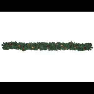 EUROPALMS Noble pine garland with fir cones, 270cm