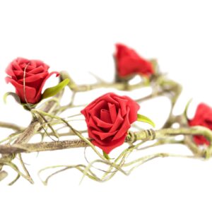 EUROPALMS Rose Garland (EVA), red