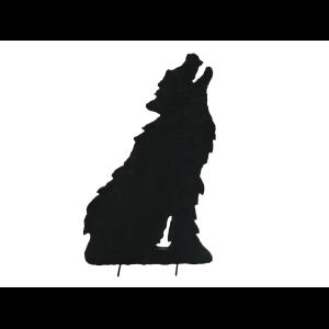 EUROPALMS Silhouette Wolf, 60cm