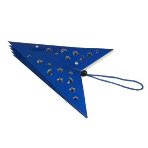 EUROPALMS Star Lantern, Paper, blue, 50 cm