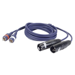 FL26 - 2 RCA Male L/R > 2 XLR/M 3 p. 3 m