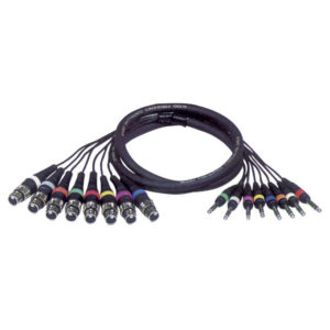 FL67 - 8 XLR/F 3 p. > 8 Jack stereo 6 m