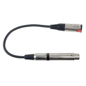 FLA03 - Jack F. (50 kilo-Ohm) > XLR F. (600 Ohm) Con corrispondenza impedenza e interruttore on/off