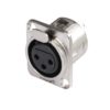 HICON XLR mounting plug 3pin HI-X3DF