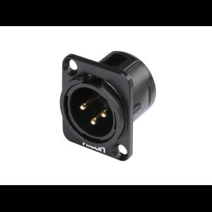 HICON XLR mounting plug 3pin HI-X3DM-G