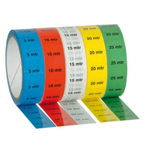 Markertape 25 mm/33 m indicatore "20 m", giallo