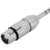 NEUTRIK Adapter XLR(F)/Jack(M) stereo NA3FP