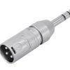 NEUTRIK Adapter XLR(M)/6.35 Jack stereo NA3MP