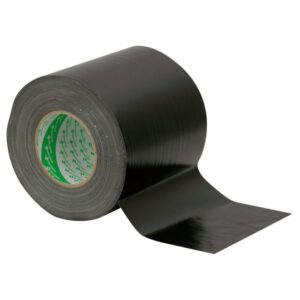 Nichiban Gaffa Tape 150 mm Nero, 150mm / 50m, molto largo e resistente