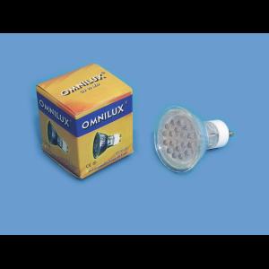 OMNILUX GU-10 230V 18 LED blue