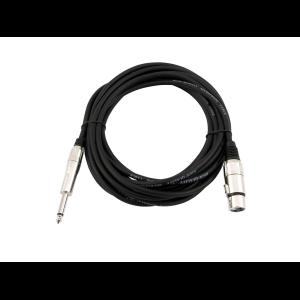 OMNITRONIC Adaptercable XLR(F)/Jack mono 5m bk