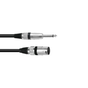 OMNITRONIC Adaptercable XLR(M)/Jack mono 0.9m bk