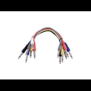 OMNITRONIC Jack cable 6.3 Patchcord mono 6x0.6m