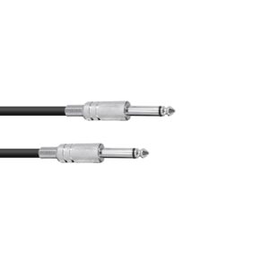 OMNITRONIC Jack cable 6.3 mono 1.5m bk