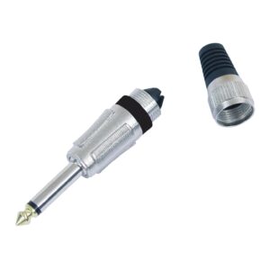 OMNITRONIC Jack plug 6.3 mono bk ROAD 10x