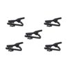 OMNITRONIC Microphone Cable Clip, black 5x