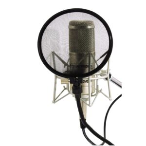 OMNITRONIC Microphone-Pop Filter, black