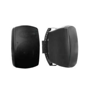 OMNITRONIC OD-5A Wall Speaker active black 2x