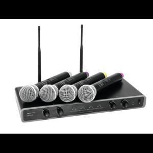 OMNITRONIC UHF-104 Wireless Mic System 823.5/825.3/863.1/864.1MH