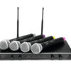 OMNITRONIC UHF-104 Wireless Mic System 823.5/825.3/863.1/864.1MH