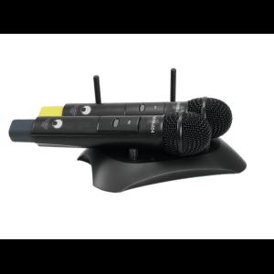 OMNITRONIC WM-224 2-Channel Wireless Microphone System 2.4GHz