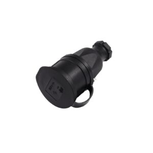 PC ELECTRIC Safety Connector Rubber bk/bu