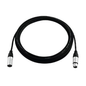 PSSO DMX cable XLR 3pin 20m bk Neutrik