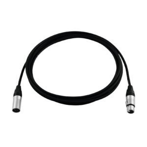 PSSO DMX cable XLR 5pin 1.5m bk Neutrik