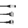 PSSO Patch Cable XLR(F)S/1xXLR(M),1xXLR(M)S 1m